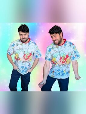 THE SMURFS T-SHIRT OVERSIZED S-M